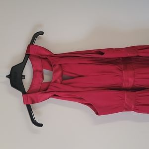 Burgundy bridesmaid dress